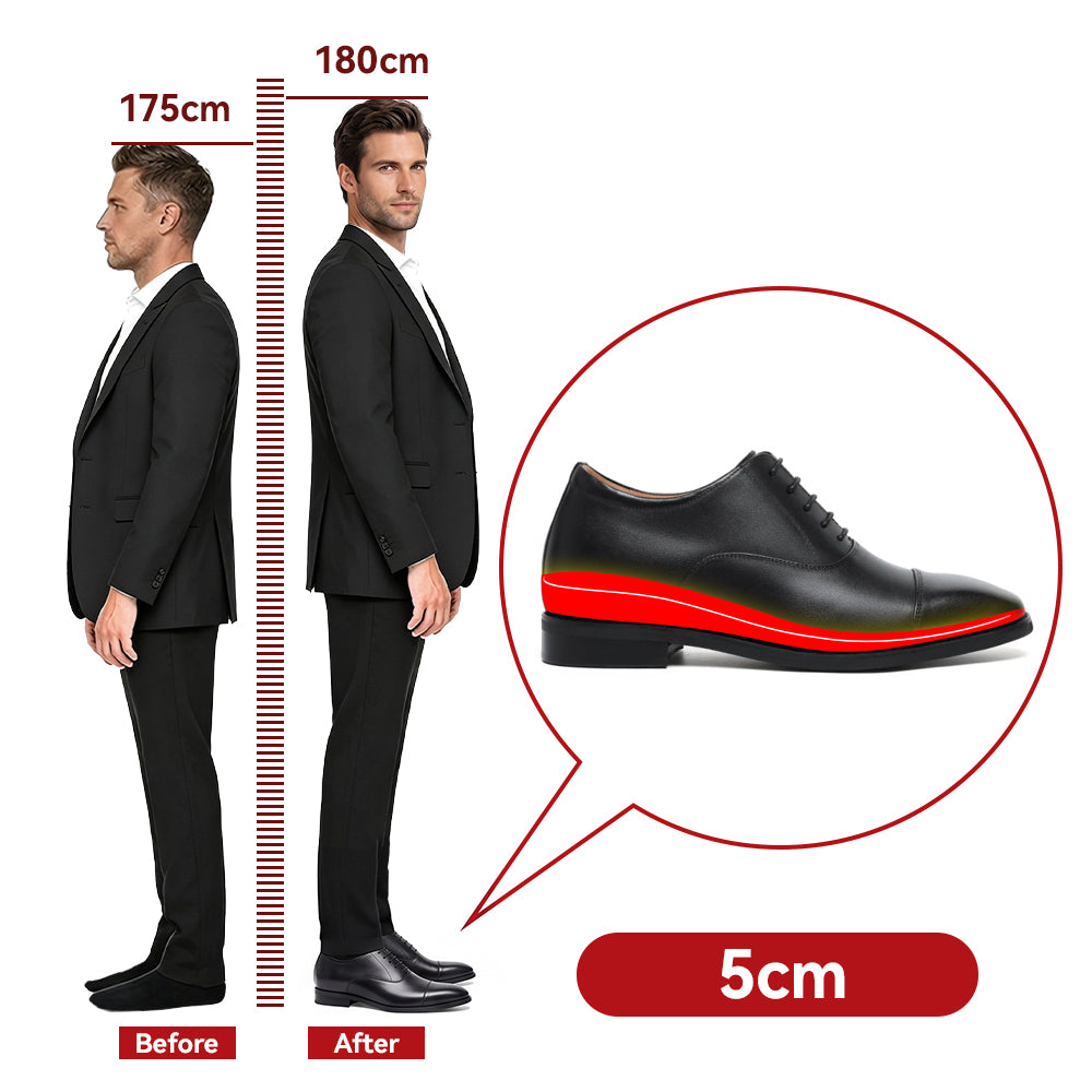 SCHUHE DIE GRÖßER MACHEN OTTAVIO +5 CM